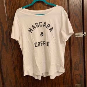 Mascara & Coffee Tee